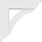 Ekena Millwork Standard Thorton Architectural Grade PVC Bracket with Traditional Ends, 5"W x 24"D x 24"H BKTP05X24X24THR01 - alternate 4